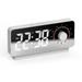 Countdown Alarm Clock Dual Display Visual Manager Alarm Clock Ambient Temperature Detection Knob Alarm Clocks C