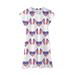 HAPIMO Girls s Knee Length Dress Stripe Star Print Short Sleeve Relaxed Comfy Round Neck Independece Day Ruffle Hem Cute Holiday Lovely Princess Dress White 10-11Y