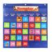 Calendar Chart Wall Toys Kids Classroom Learning Hanging Educational Posters English First My Today Daily Board Counting