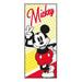 Mickey Mouse Retro Plastic Door Poster (1ct)