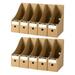 HEMOTON 10PCS Office Files Storage Holders Versatile File Boxes Multi-functional Cases