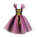 HAPIMO Girls s Party Gown Birthday Dress Solid Lace Splicing Princess Dress Square Neck Drawstring Halloween Mesh Cute Sleeveless Holiday Lovely Relaxed Comfy Pink 10-12 Y
