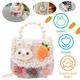 MesaSe Small Fashion Purse for Little Girls Mini Girl s Handbag Shoulder Crossbody Bag Mini Cute Princess Dress Up Jewelry Pretend Play Tote With Gold Chain Strap For 2-12 Years Old