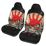 ZNDUO Dead Skull Ghost Painting Pattern Car Seat Covers Breathable Polyester Universal Seat Covers for Cars 2PCS Car Seat Covers Front Seats Only