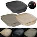Gustave 2Pcs Universal Car Seat Cushion Breathable Car Front Seat Pad with PU Leather Bamboo Charcoal Car Seat Protector for Auto Supplies Office Chair Black
