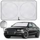 Windshield Sunshade - Car Windshield Sunshade Foldable UV Ray Reflector Car Sunshade Front Windshield Car Sun Visor Keep your vehicle cool fits most cars SUVs and trucks