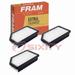 3 pc FRAM CA11206 Extra Guard Air Filters for 136831 3I-0318 A641C AF908 AFR-8908 C085002 LAF2532 Intake Inlet Manifold Fuel Delivery Filters Fits select: 2012-2019 KIA SOUL 2012-2017 HYUNDAI ACCENT