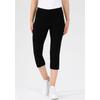 Caprihose STEHMANN "Ina", Damen, Gr. 36, N-Gr, schwarz, Web, Obermaterial: 72% Viskose, 25% Polyamid, 3% Elasthan, casual, 3/4-Länge, Hosen, Sommerhose in Größen 32 bis 52