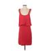 Maeve Casual Dress - Shift Scoop Neck Sleeveless: Red Print Dresses - Women's Size 2