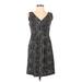 J.Crew Factory Store Cocktail Dress - A-Line: Tan Marled Dresses - Women's Size 2