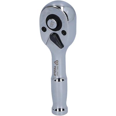 Brilliant Tools 1/4' Mini-Umschaltknarre mit Metallgriff, 100 Zahn Umschaltknarre BT020999 Image
