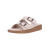 Sandale CRUZ "Noraja", Damen, Gr. 41, beige, Synthetik, Polyurethane, casual, Schuhe Pantolette Schlappen, mit angenehm weichem Fußbett