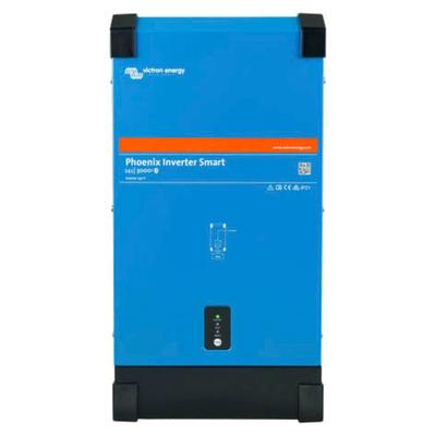 Wechselrichter VICTRON ENERGY "Phoenix 24/3000 Smart", schwarz (blau, schwarz), B:48,5cm H:28,5cm L:15cm, Wandler Image