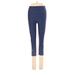 Under Skies Leggings Skinny Leg Cropped: Blue Print Bottoms - Women's Size X-Small