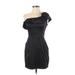 Lulus Cocktail Dress - Mini: Black Dresses - Women's Size Small