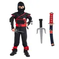 Costume de Ninja pour Enfant Déguisement d'Halloween Accessoires Ninja Meilleur Cadeau pour