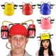 Chapeau pour boisson bière casque paille soyeuse populaire accessoires de blague pratiques