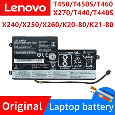 Lenovo-Batterie d'ordinateur portable ThinkPad d'origine Tfts T440S T450 T450S T460 X240 X250