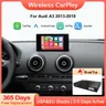 Wild CarPlay Android Auto sans fil pour Audi A3 AirPlay Mirror Link YouTube USB HDMI Car Play