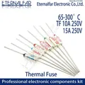 TF Thermal Fuse RY 10A 15A 250V Temperature Fuse 65C 85C 100C 105C 100C 120C 130C 152C 165C 185C