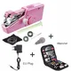 Portable Mini Sewing Machines Needlework Cordless Hand-Held Clothes Useful Portable Sewing Machines