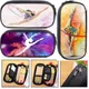 Elegant Gymnastics Art Print Cosmetic Bag Women Pencil Case Girls Stationary Bags Canvas Pencil Box