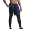 Running Shorts Men 2 In 1 Double-deck Quick Dry GYM Sport Shorts Fitness Jogging Workout Sweatpants