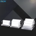 Clear acrylic Plastic Desktop Business Card Holders Display Stands Transparent Card Case Box School