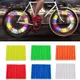 12/24/36PCS Bike Riding Wheel Rim Spoke Mount Clip Tube Waterproof Warning Light Strip Reflector