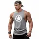 New fashion pure cotton sleeveless shirt vest men's fitness shirt men's undershirt bodybuilding