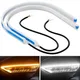 PAUTIX 2Pcs Car LED Light Strip 12V Flexible Waterproof DRL Daytime Running Lights Auto Headlights