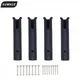 4PCS ABS Black Plastic Fishing Rod Pole Holder Portable Fishing Rod Spinning Accessories Durable