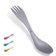 Titan Spork Löffel 2-in-1 Ultraleicht Kochgeschirr Tragbare Gabel Messer Outdoor Camping Picknick