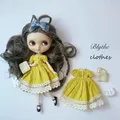 30CM 1/6 Doll Clothes Fit For Ob22 Blythe Doll With Fashion Style High Quality Fabric DIY Suit