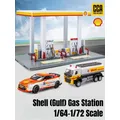 1:64 Tankstelle Spielzeug modell Golf & Shell Sence Miniauto Bildungs sammlung für Kinder Volvo