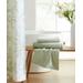 Laura Ashley Home Towel Sets Sage - Sage Green Juliette Three-Piece Cotton Towel Set