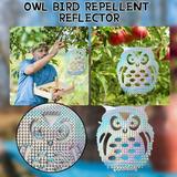 Home Decor Clearance 10Pcs Sticky Owl Type Flashing Bird Repellent Piece Orchard Balcony Multicolor