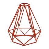 FSLiving Orange Diamond Shade Light Accessories Edison Antique Fixture Replacement Lamp Shades for DIY Floor Lamps Table Lamp Pendant Light Fixture and Other Compatible Lamps - 1 Pack