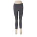 Marika Sport Active Pants - Low Rise Skinny Leg Cropped: Gray Activewear - Women's Size Medium