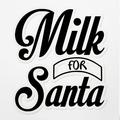 Vinyl Stickers Decals Of Milk Santa Christmas V10 - Waterproof - Apply On Any Smooth Surfaces Indoor Outdoor Bumper Tumbler Wall Laptop Phone Skateboard Cup Glasses Car Helmet MANDVER3f88052BL070223