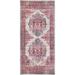 maahru collection washable rug runner beige low-pile rug perfect for hallways entryways 2 ft x 4 ft runner