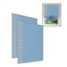 2 Pack Blue Window Shades (24 x 72 ) Paper Blinds Temporary Blinds Windows Room Darkening Blinds Window Shade Cover