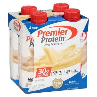 Premier Protein Vanilla Protein Shake 11 fl. oz. - 12/Case