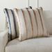 Miles Stripe Decorative Pillow Cover - Ocean - Frontgate