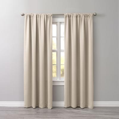 Wide Width BH Studio Room-Darkening Rod-Pocket Panel by BH Studio in Taupe (Size 54