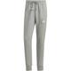 ADIDAS Herren Hose Essentials French Terry Tapered Cuff 3-Streifen (normal & lang), Größe L/T in Grau