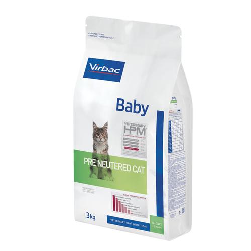 3kg Virbac Veterinary HPM Baby Pre-Neutered Cat Katzenfutter trocken