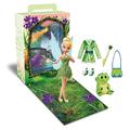 Disney Store Official Tinker Bell Story Doll for Kids, Peter Pan, 24.5cm/9”, Fully Poseable Toy with Accessories, Suitable for Ages 3+