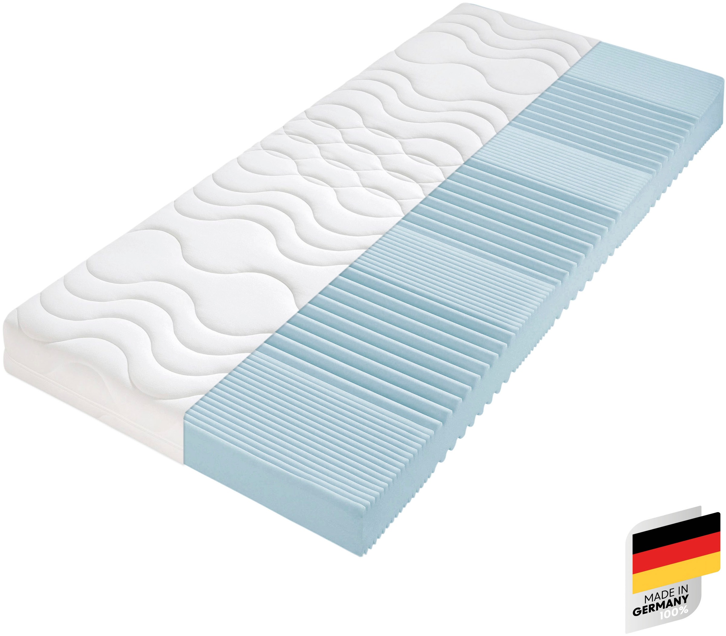 Komfortschaummatratze BECO "Medibett", weiß, B:90cm H:15cm L:190cm, Bezug: 100% Polyester, Matratzen, Matratze in vielen Größen erhältlich In 90x200 und 140x200 cm Image