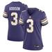 Women's Nike Jordan Addison Purple Minnesota Vikings Classic Player Game Jersey